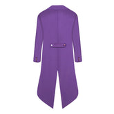 Kids Children Movie Joker Purple Tuxedo Outfits Cosplay Costume Halloween Carnival Suit
